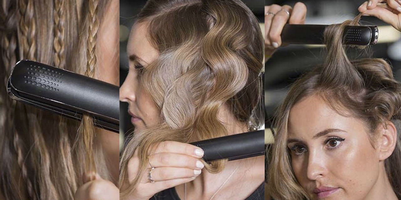 how to curl your hair with a straightener